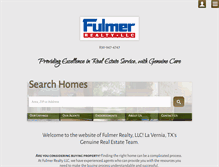 Tablet Screenshot of fulmerrealty.com